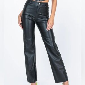 Princess Polly leather pants